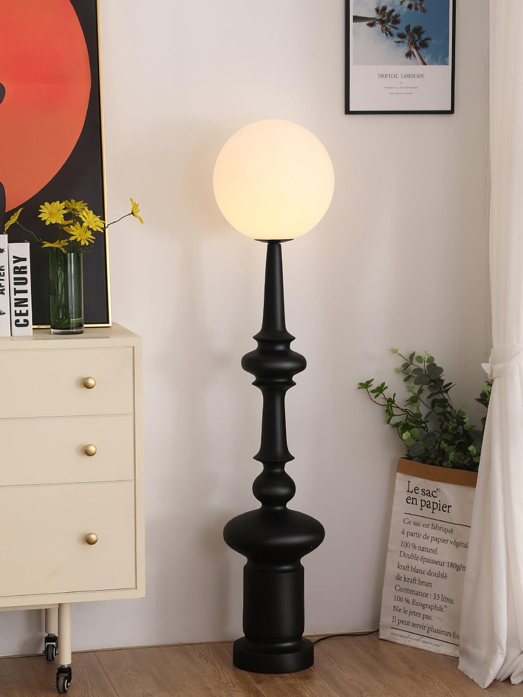 Roman Column Floor Light, Floor Lamp, detail 16