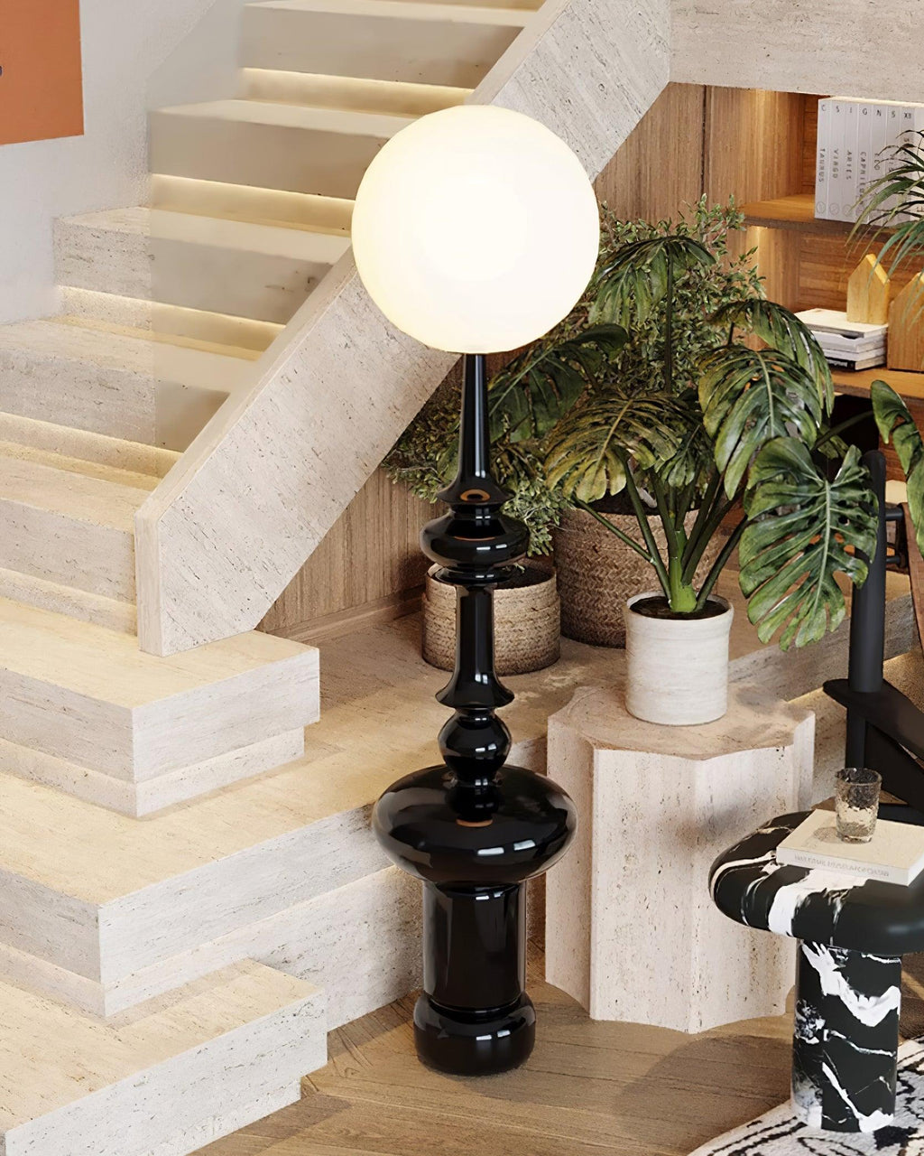 Roman Column Floor Light, Floor Lamp, detail 9