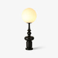 Roman Column Table Light, Floor Lamp, Resin, ∅ 9.8″ x H 26.8″