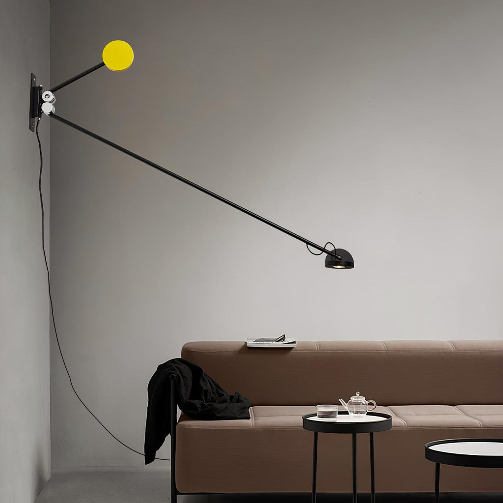 Precision Movement Wall Light - W 124cm x H 20cm Metal, Bedroom Wall Sconce, detail 11