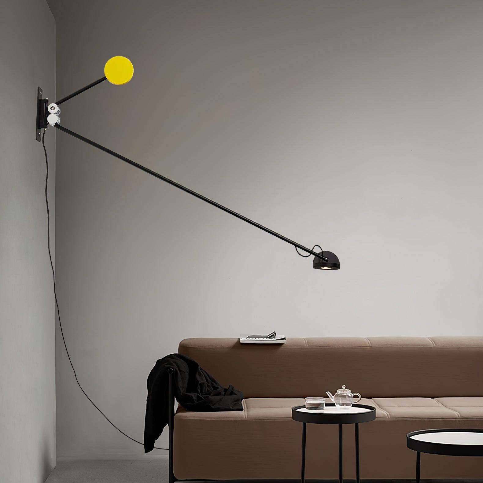 Precision Movement Wall Light - W 124cm x H 20cm Metal, Bedroom Wall Sconce, detail 12