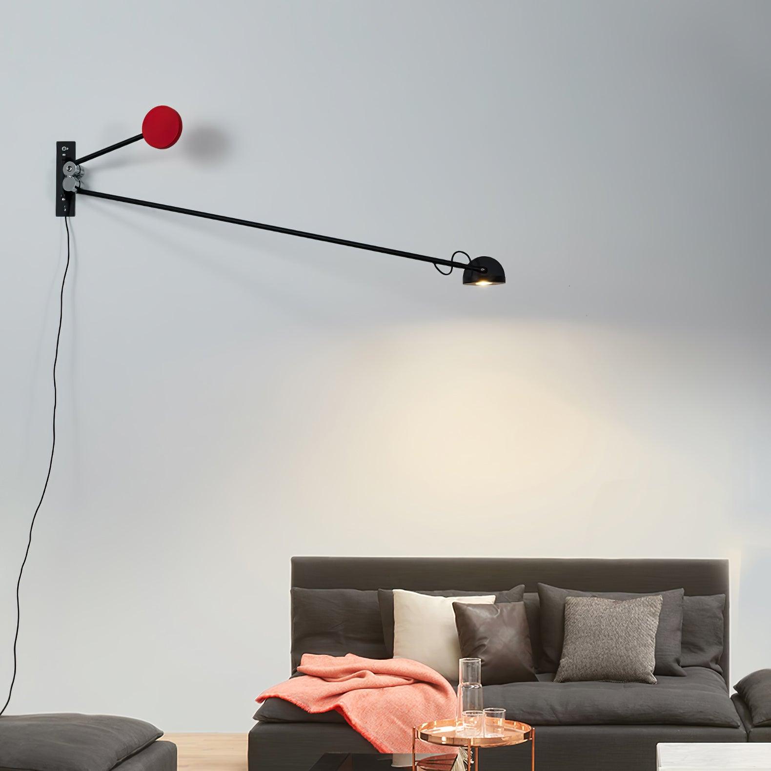 Precision Movement Wall Light - W 124cm x H 20cm Metal, Bedroom Wall Sconce, detail 17