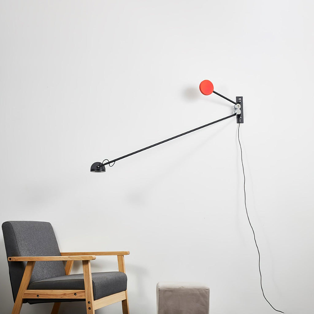 Precision Movement Wall Light - Black Wall Lamp, Bedroom Wall Sconce, detail 18