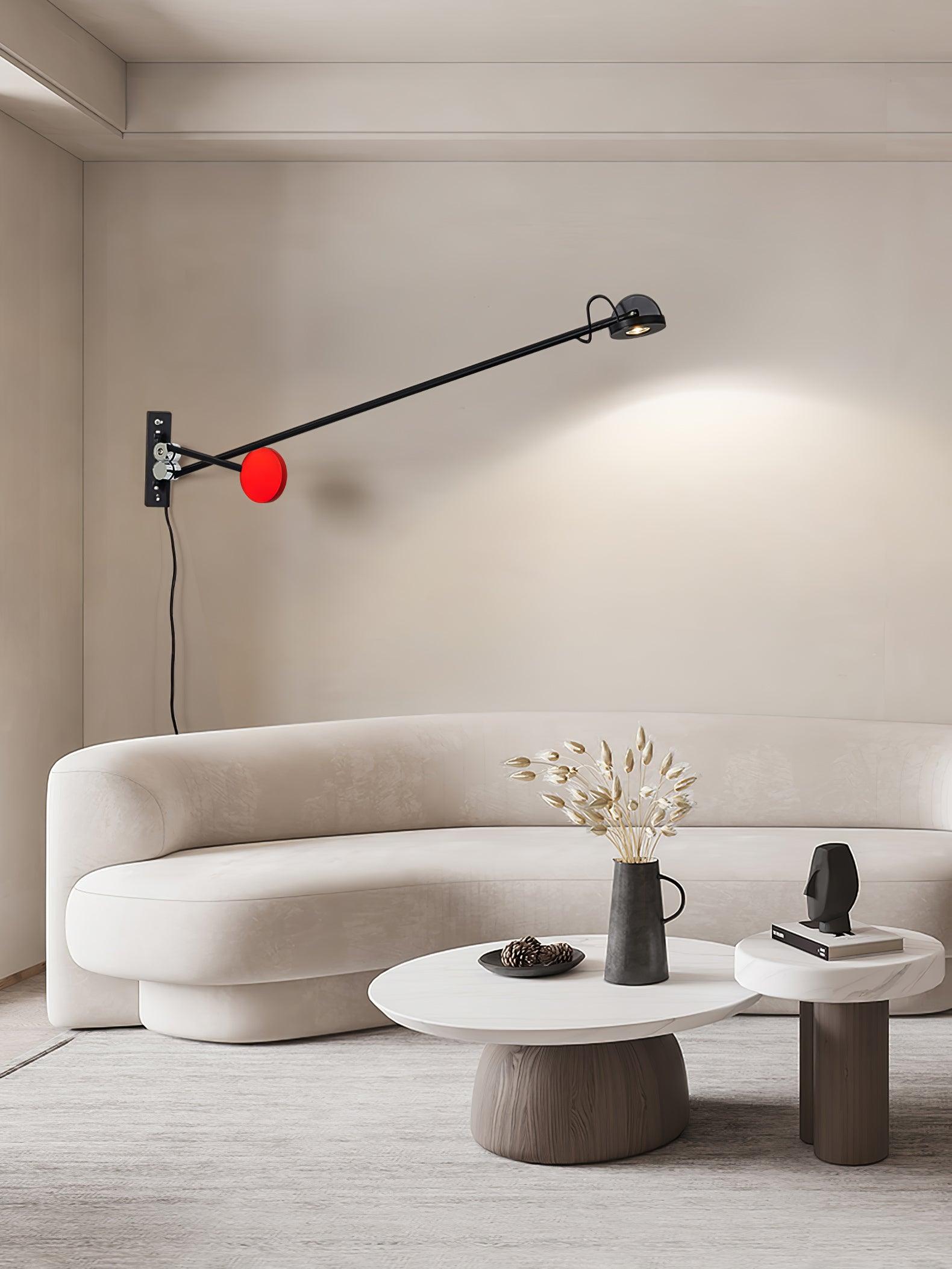 Precision Movement Wall Light - Black Wall Lamp, Bedroom Wall Sconce, detail 19