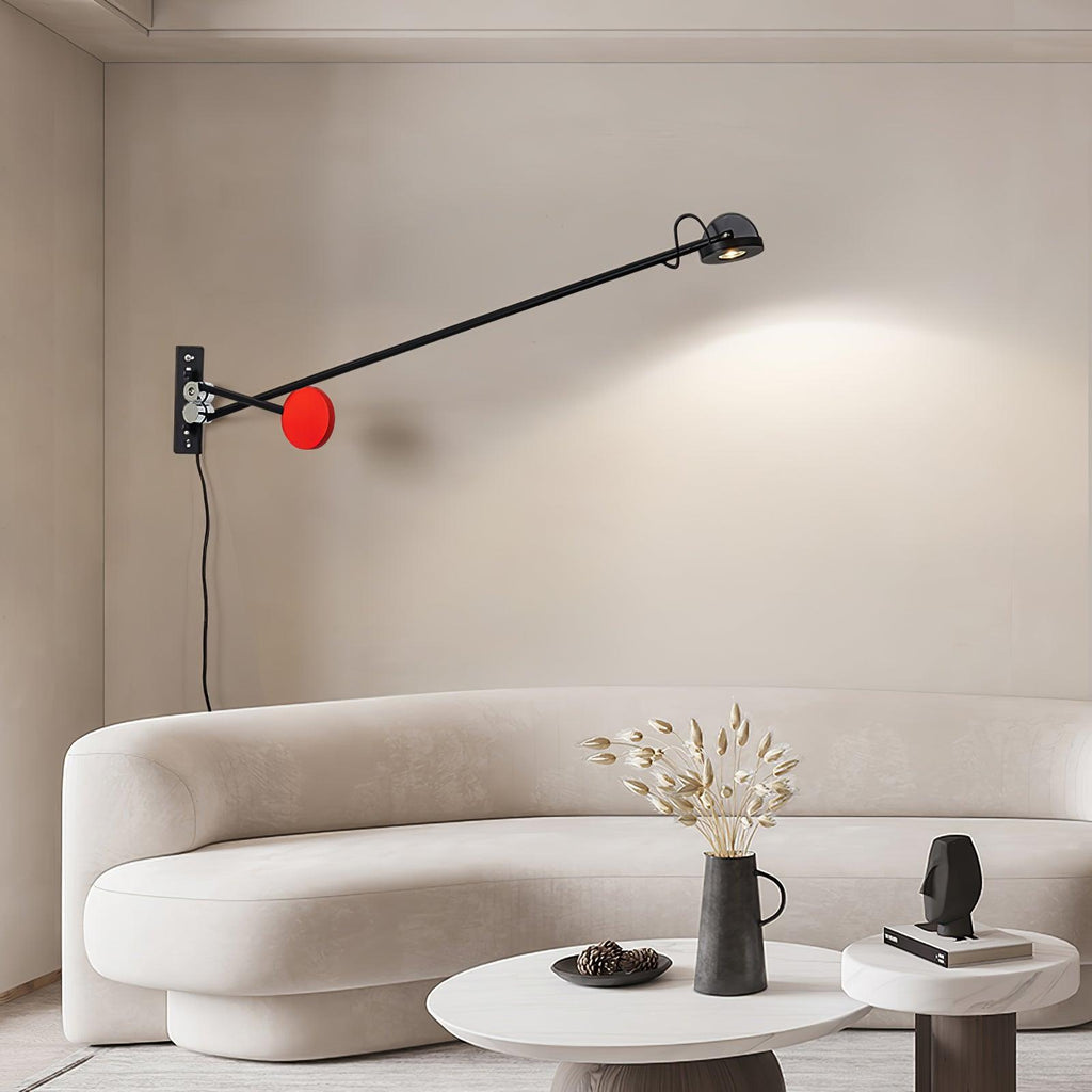 Precision Movement Wall Light - Black Wall Lamp, Bedroom Wall Sconce, detail 22