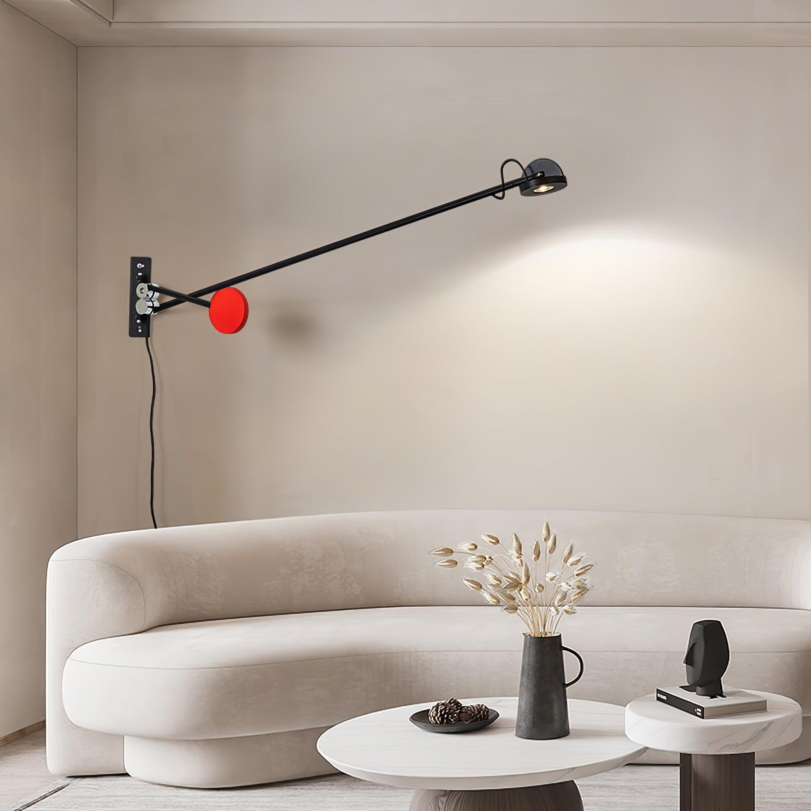 Precision Movement Wall Light - Black Wall Lamp, Bedroom Wall Sconce, detail 22