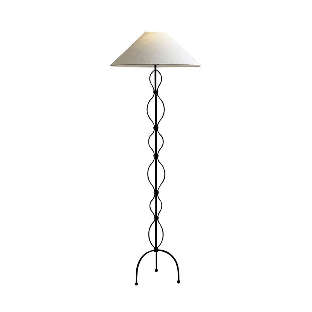 Corner Standing Floor Light 19.7", Floor Lamp, Fabric, D50 x H155cm