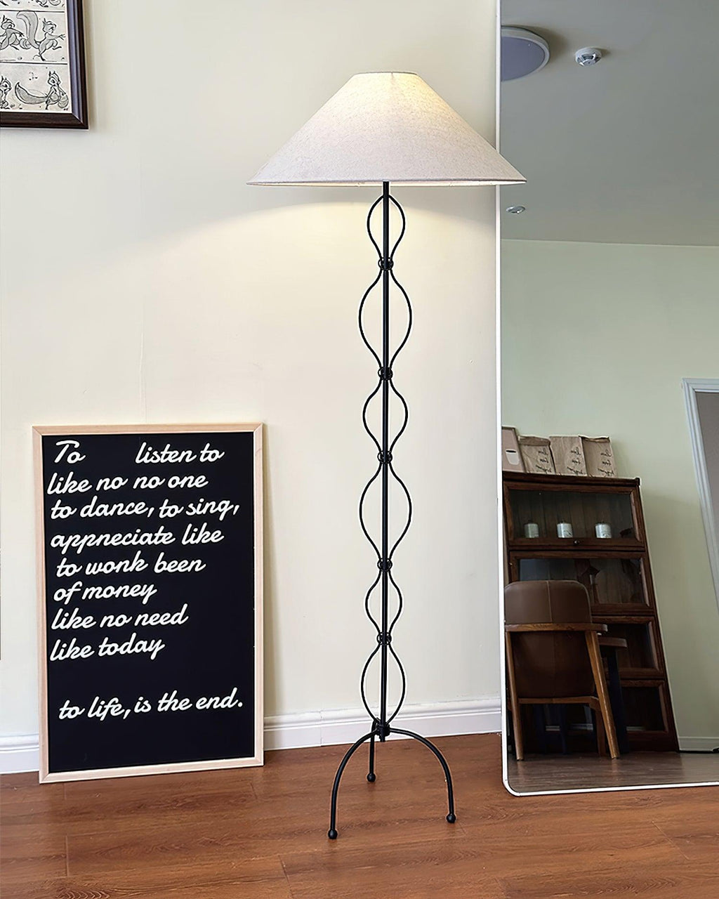 Corner Standing Floor Light 19.7", Floor Lamp, detail 6
