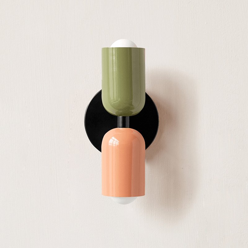 Couleur Double Wall Light, Hardwired Wall Sconce, detail 39