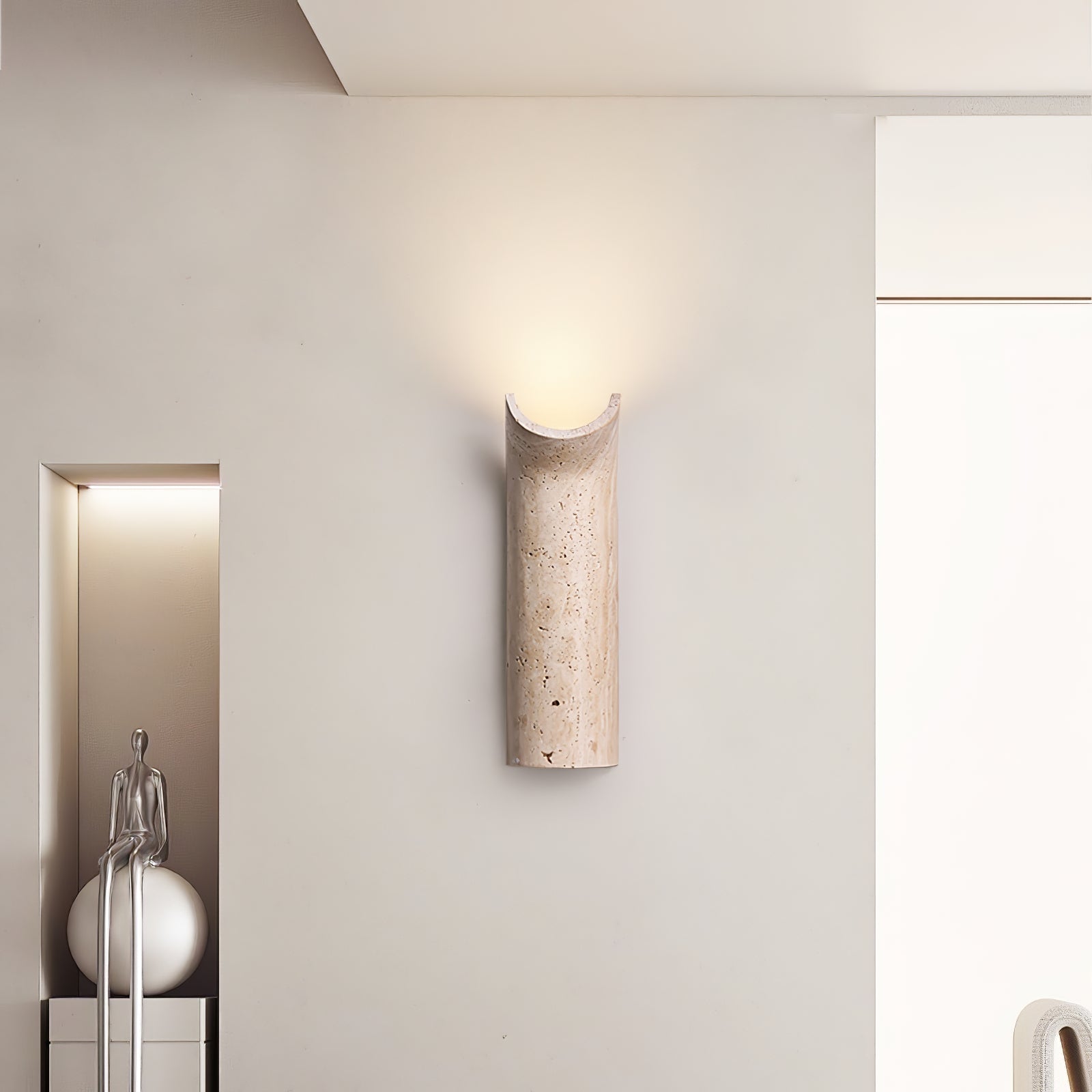 Cove Rise Wall Light, Hardwired Wall Sconce, detail 11