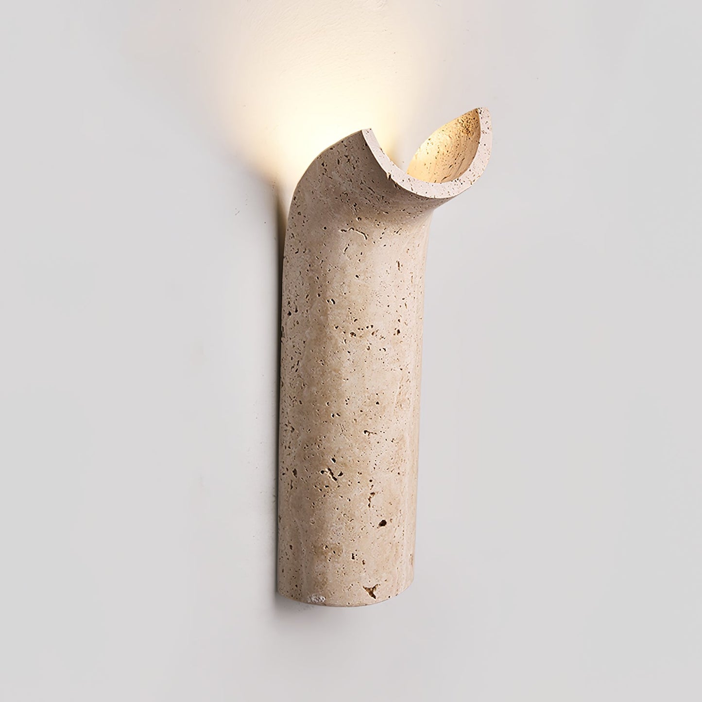Cove Rise Wall Light, Hardwired Wall Sconce, Metal, Dia 10cm x H 32cm