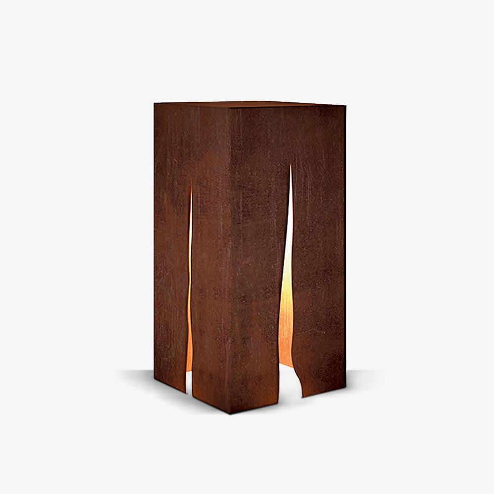 Metal Crack Cube Garden Light, Outdoor Wall Light, ∅ 11.8″ x H 11.8″
