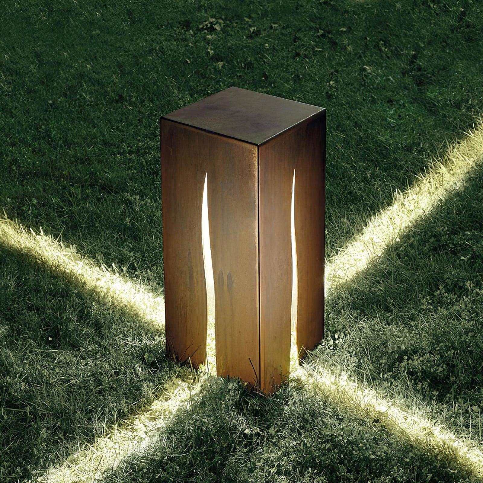 Metal Crack Cube Garden Light, Outdoor Wall Light, detail 2