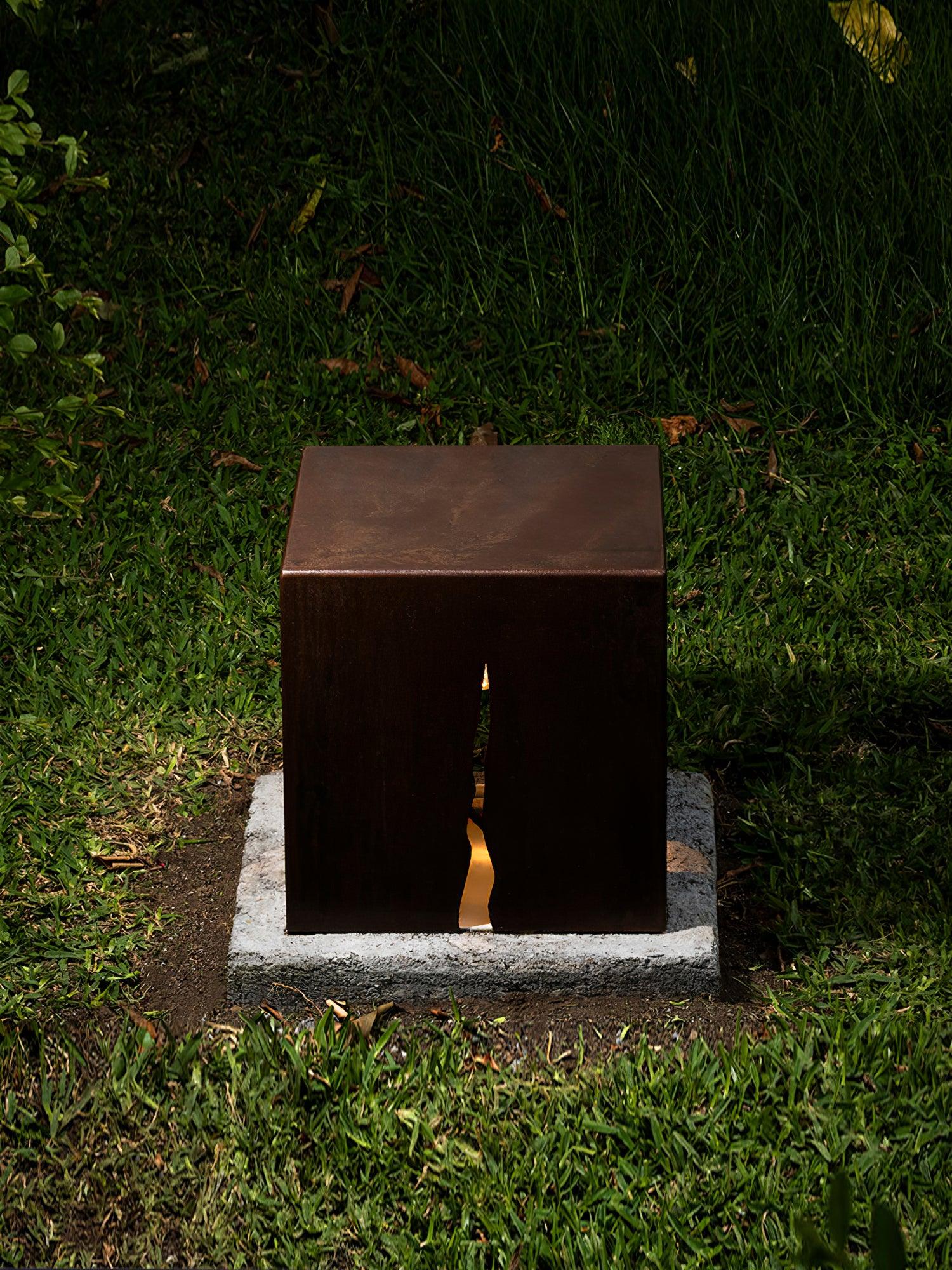 Crack Cube Exterior Light, Outdoor Wall Light, detail 6