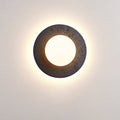 Crater Backlit Wall Light, Hardwired Wall Sconce, Metal, Dia 20cm x H 14cm