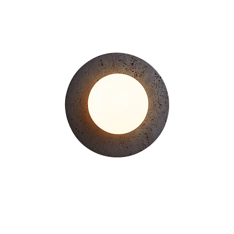 Crater Backlit Wall Light, Hardwired Wall Sconce, detail 16