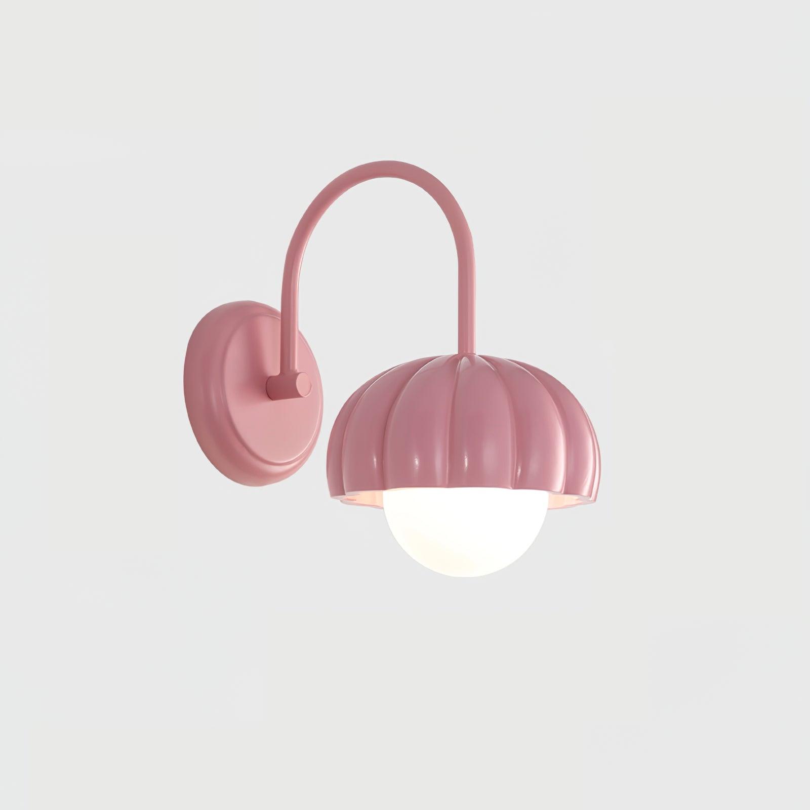 Creamy Pumpkin Wall Light, Hardwired Wall Sconce, detail 8