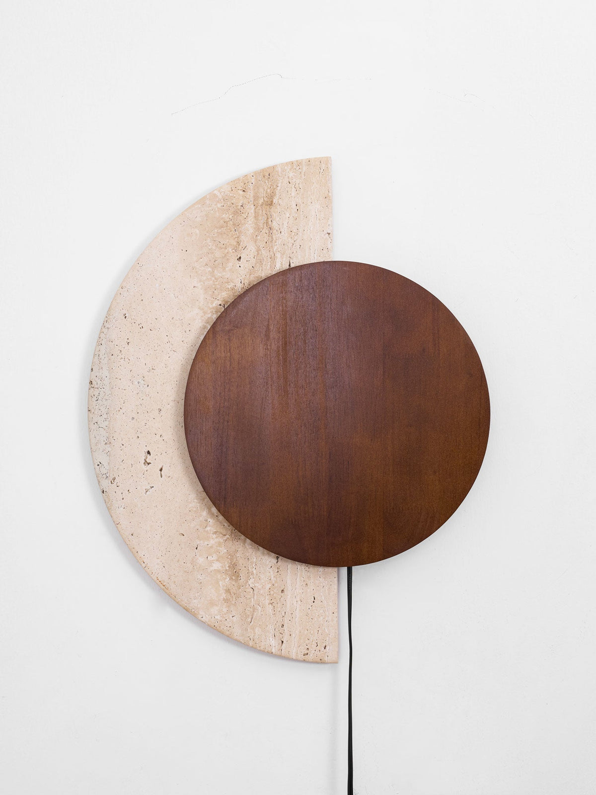 Crescent Halo Plug-in Wall Light, Plug-In Wall Sconce, detail 9
