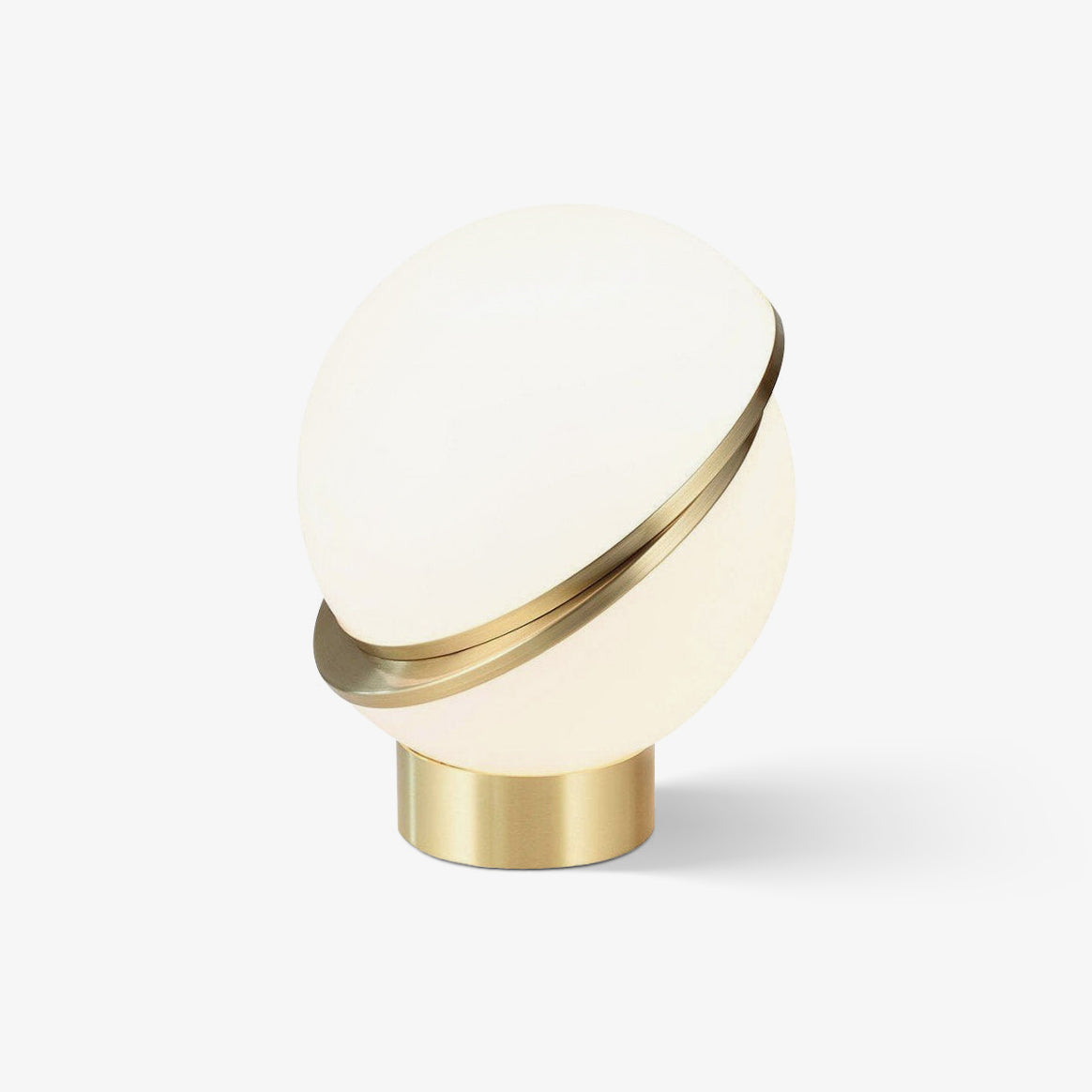 Crescent Table Light, Bedside Table Lamp, Acrylic, ∅ 11.8″ x H 13″