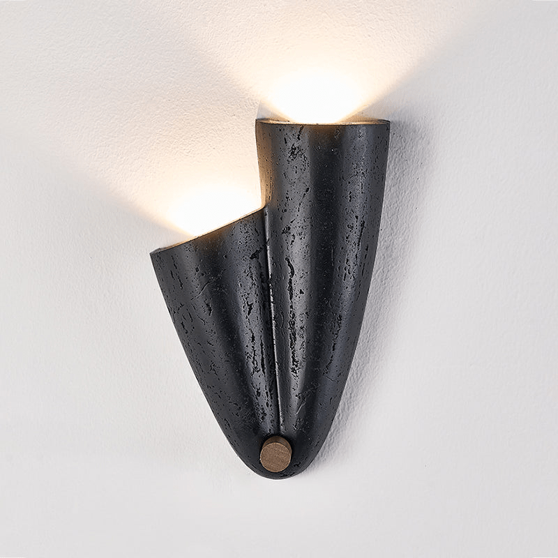 Creska Wall Light, Hardwired Wall Sconce, Metal, Dia 19cm x H 27cm
