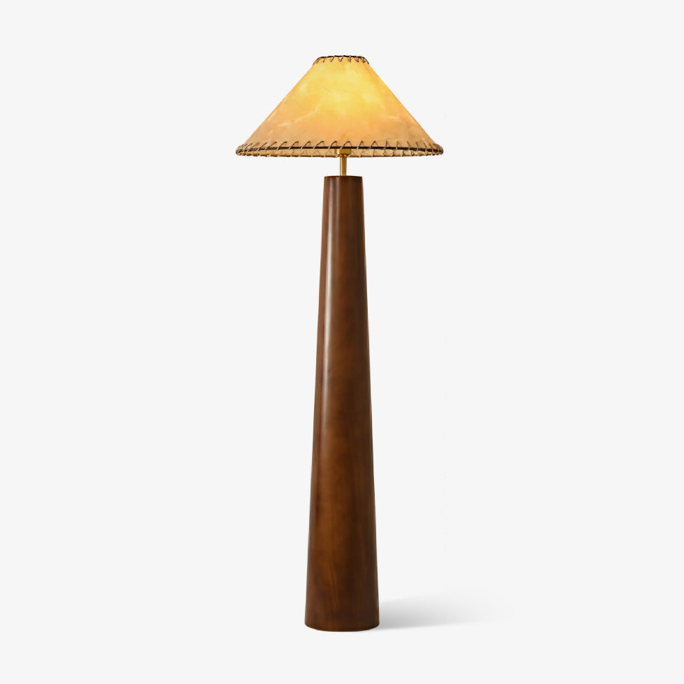Crestview Paper Column Floor Light, Floor Lamp, Handmade paper, ∅ 21.7″ x H 61″