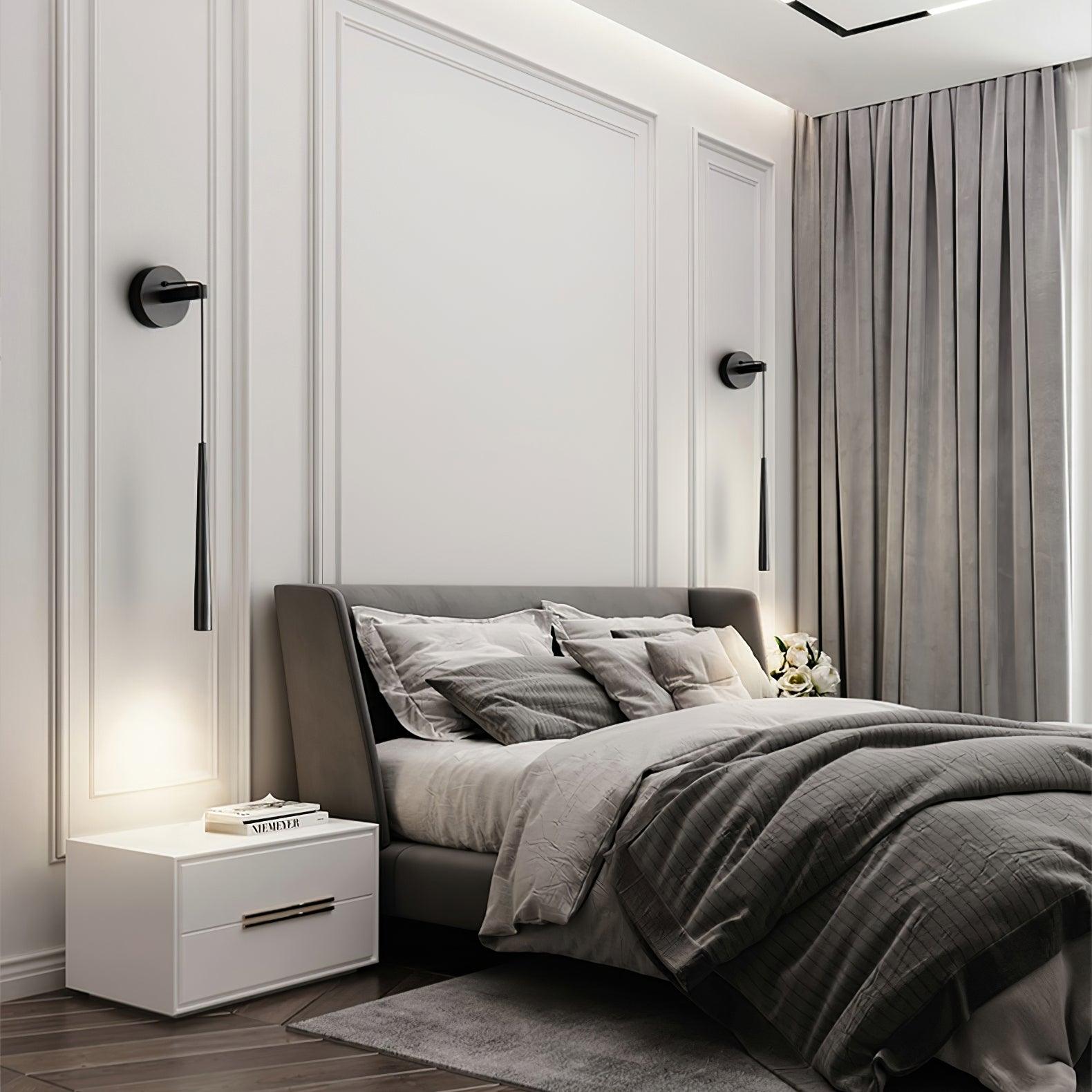 Crystal Conical Wall Light, Hardwired Wall Sconce, detail 9