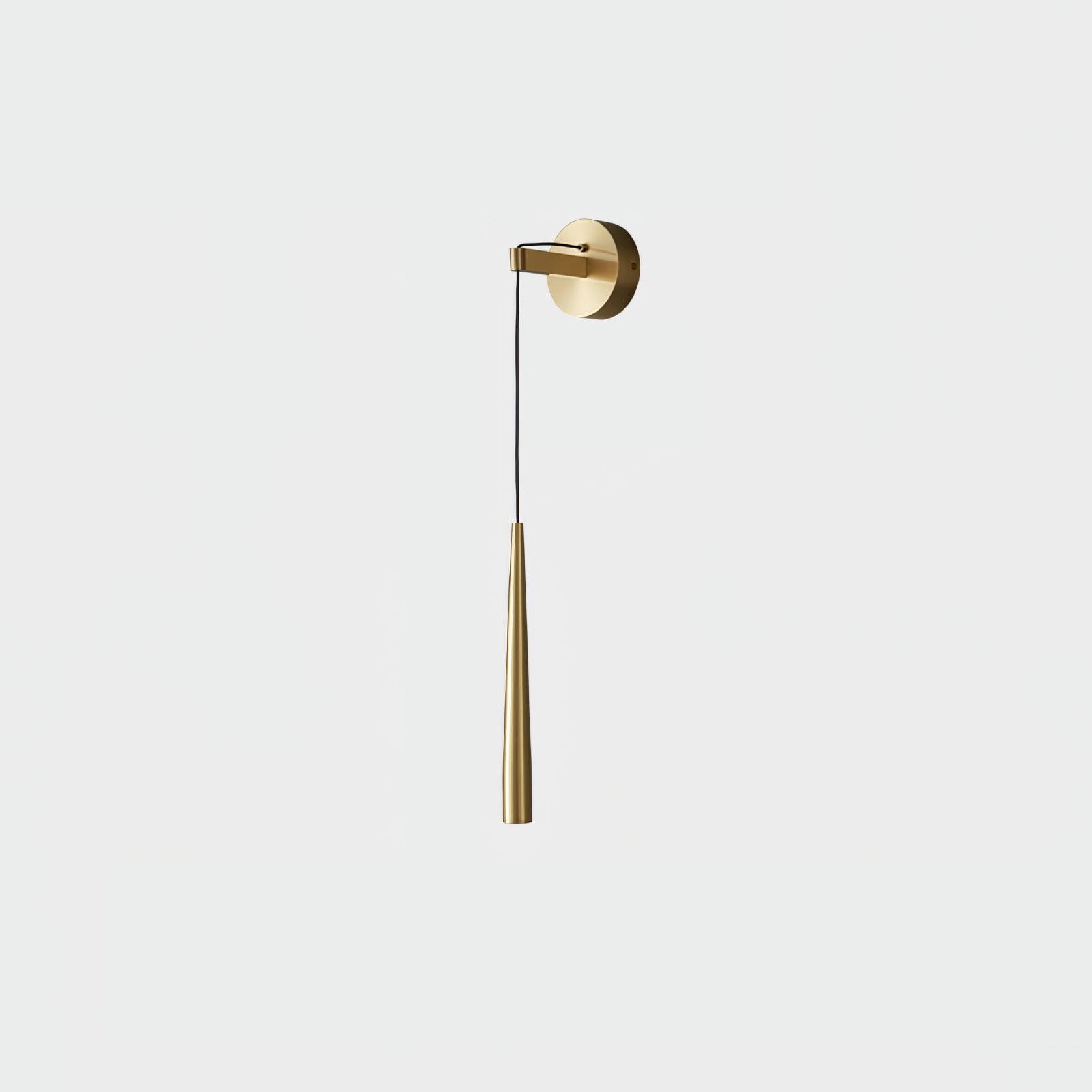 Crystal Conical Wall Light, Hardwired Wall Sconce, detail 11