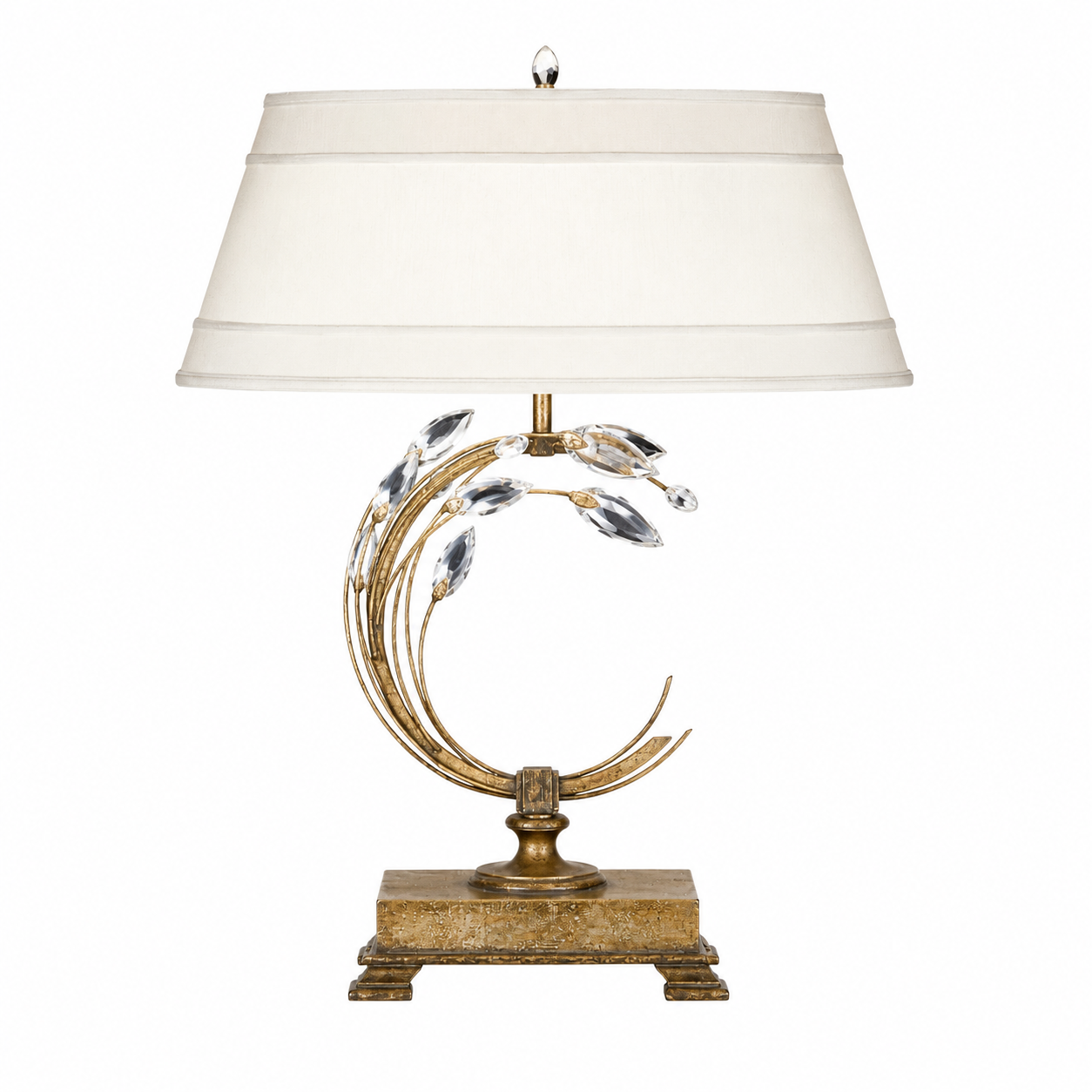 Crystal Laurel 31 Inch Table Light - Bedrooms