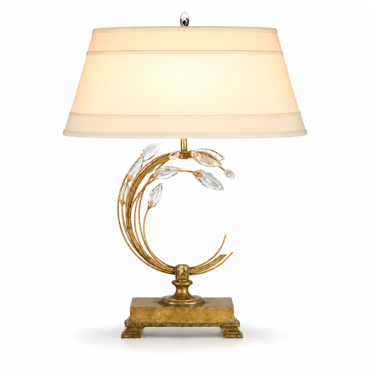 Crystal Laurel 31 Inch Table Light - Bedrooms