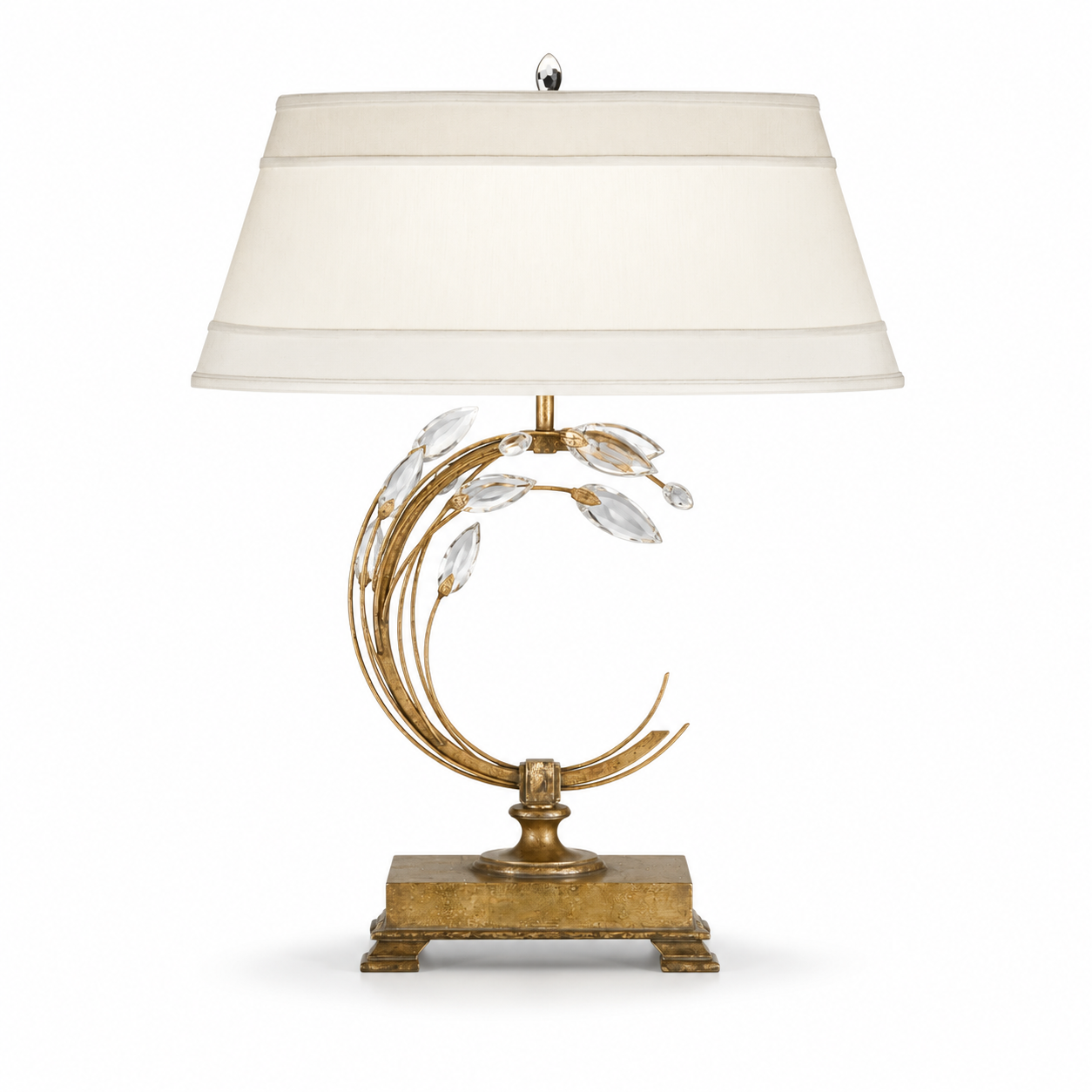 Crystal Laurel 31 Inch Table Light - Bedrooms