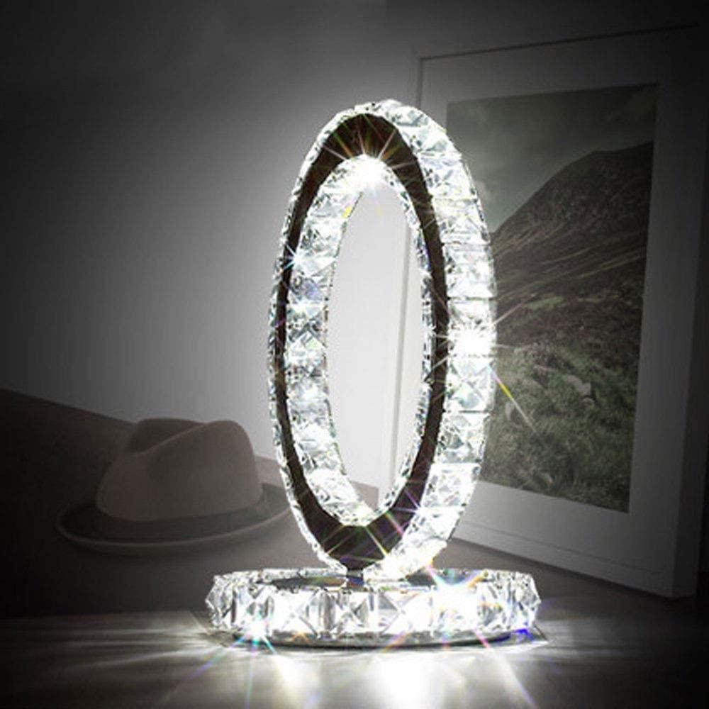 Crystal Rings Table Light, Bedside Table Lamp, detail 2