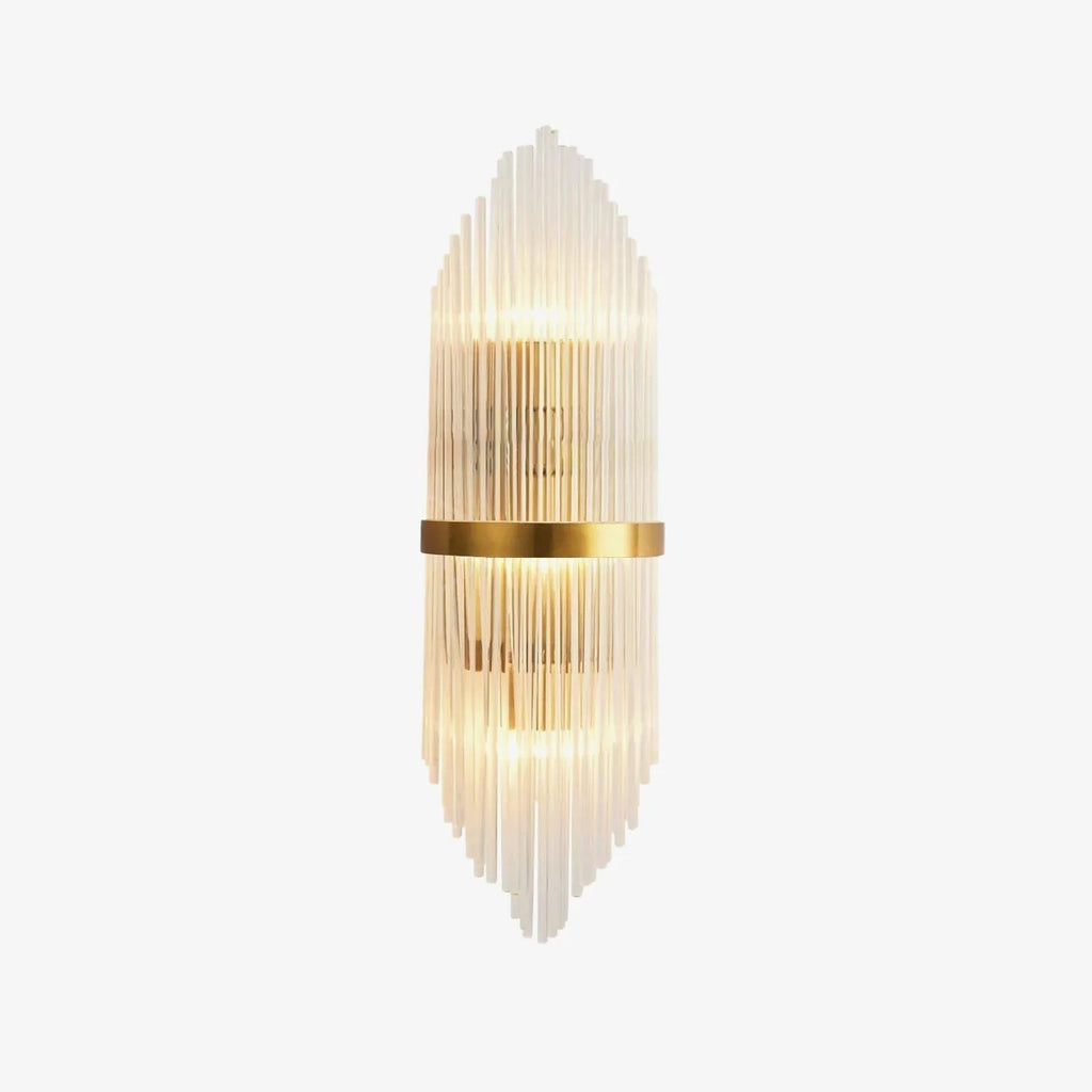 Crystal Wall Light, Hardwired Wall Sconce, detail 2