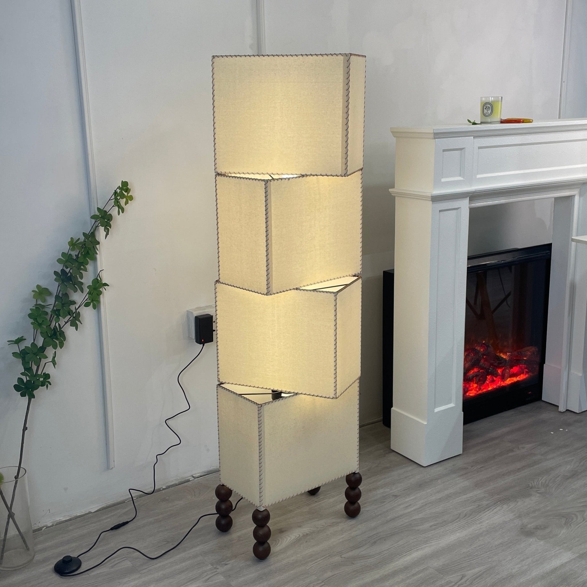 Cubia Fabric Floor Light, Floor Lamp, detail 3