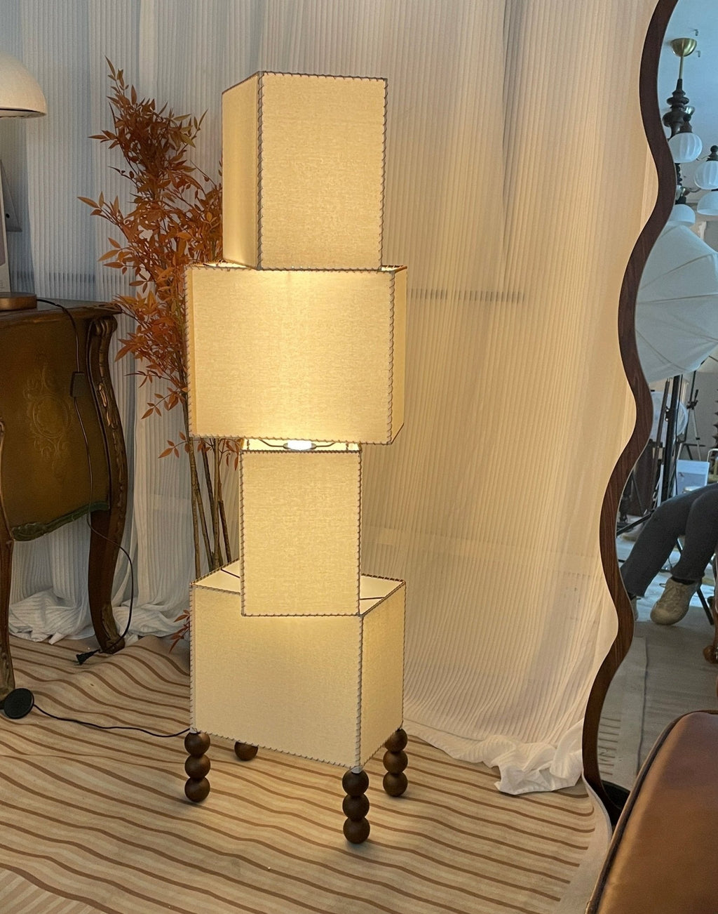 Cubia Fabric Floor Light, Floor Lamp, detail 10