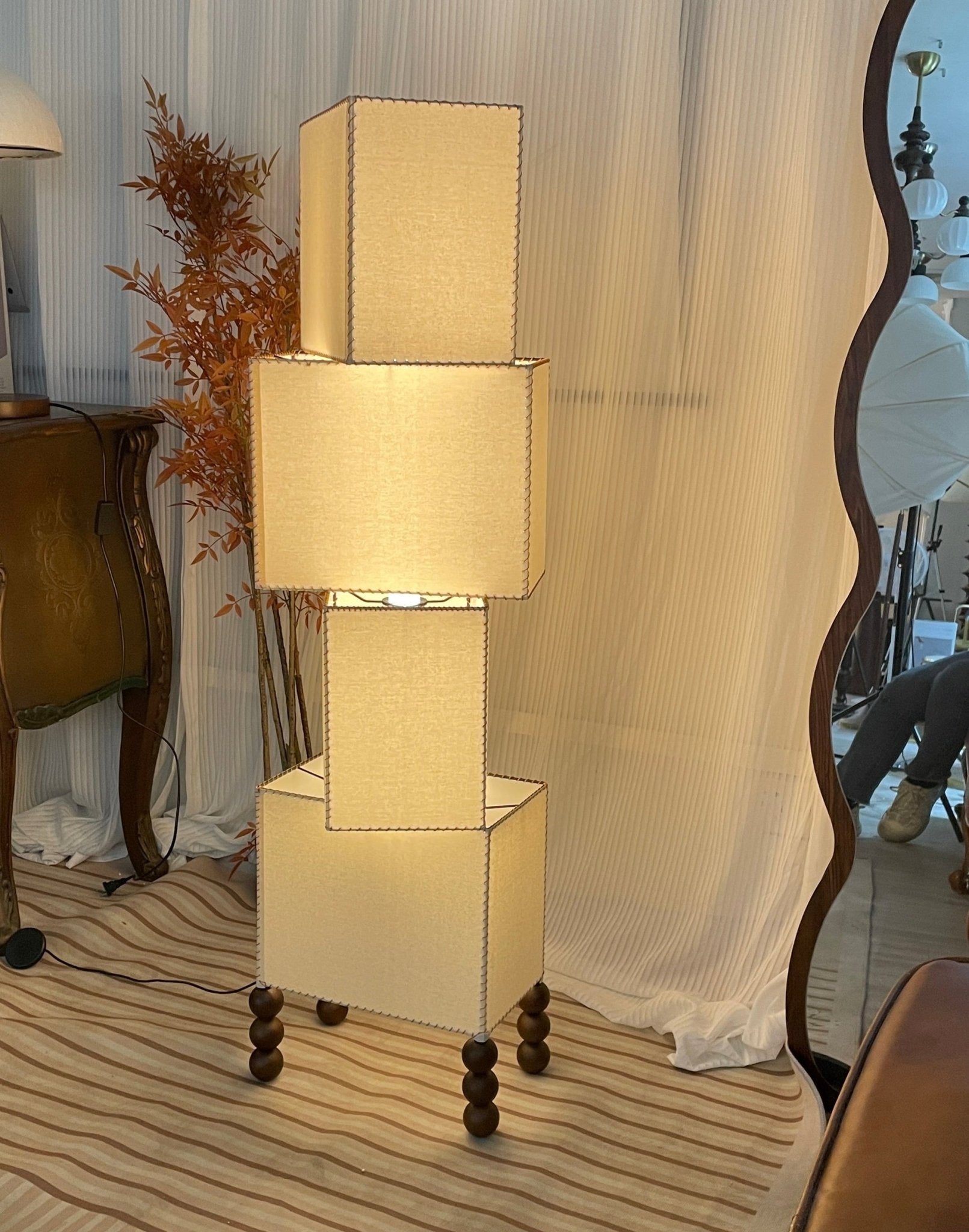 Cubia Fabric Floor Light, Floor Lamp, detail 10