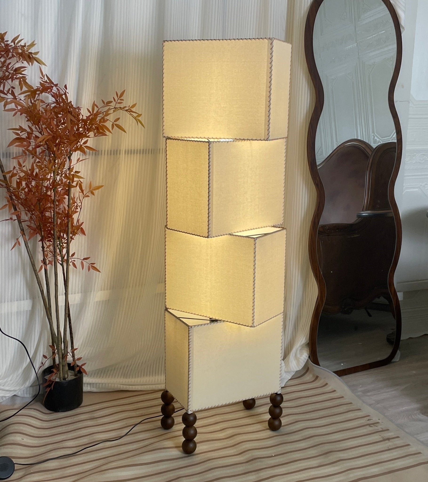 Cubia Fabric Floor Light, Floor Lamp, detail 6