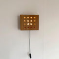 Cubiform Constellation Wall Light, Plug-In Wall Sconce, Metal, W 25cm x H 21.5cm