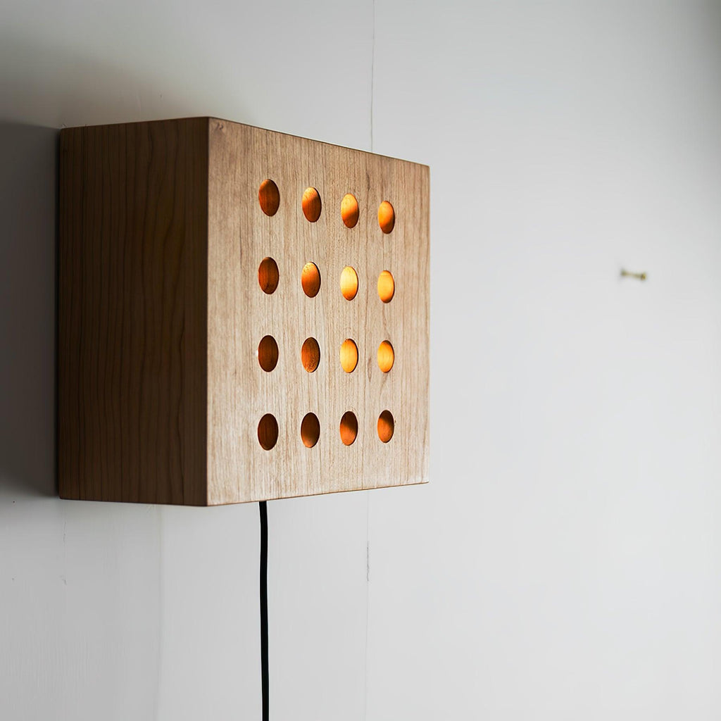 Cubiform Constellation Wall Light, Plug-In Wall Sconce, detail 7