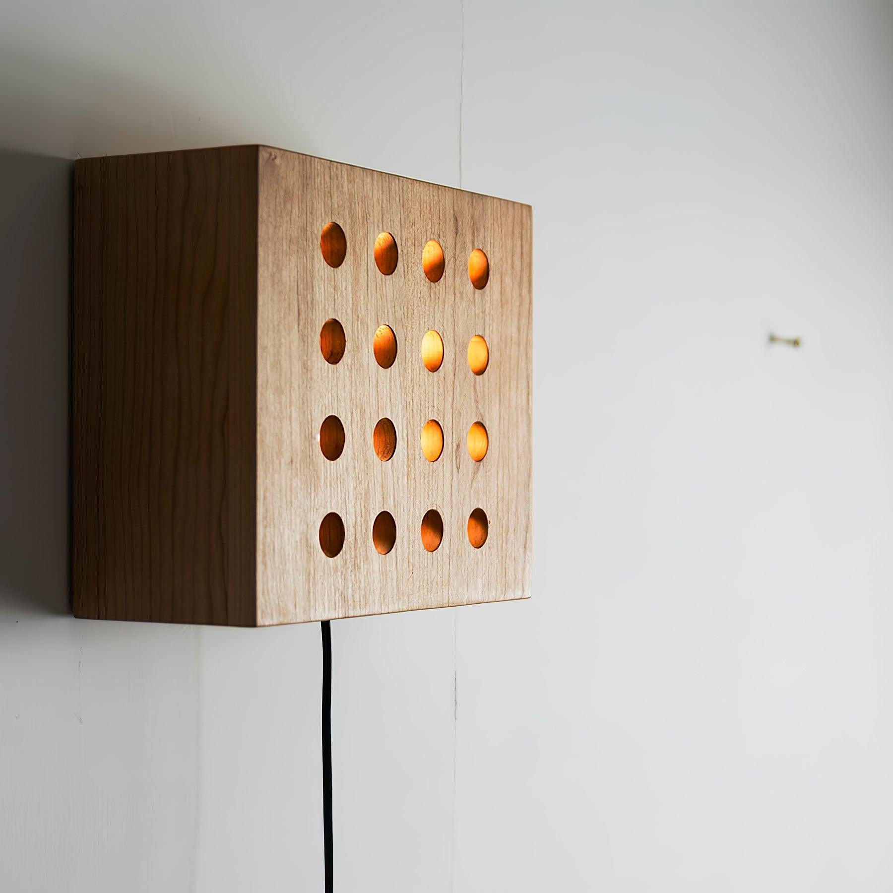 Cubiform Constellation Wall Light, Plug-In Wall Sconce, detail 7