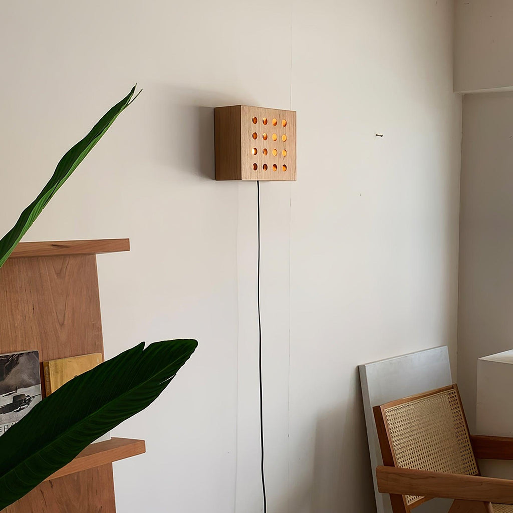 Cubiform Constellation Wall Light, Plug-In Wall Sconce, detail 4