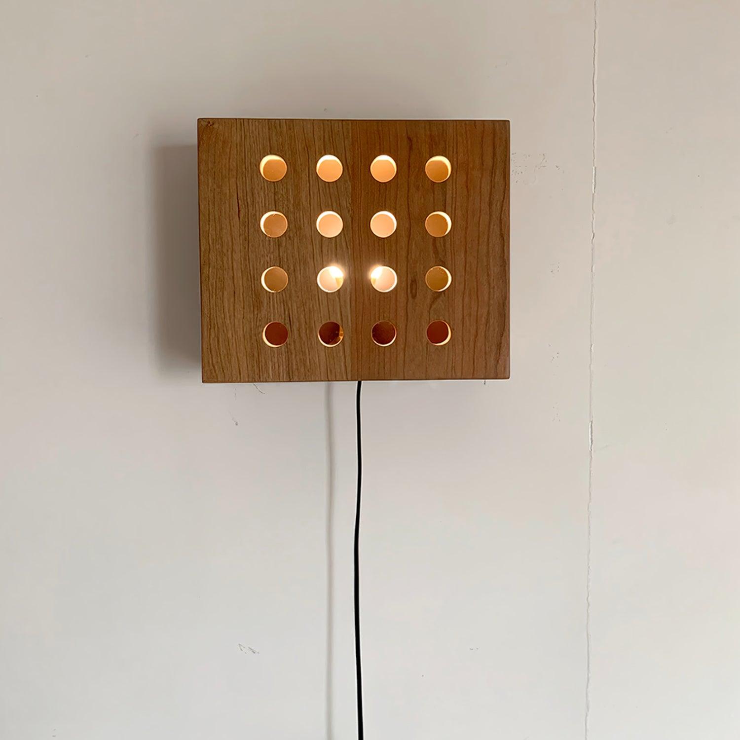 Cubiform Constellation Wall Light, Plug-In Wall Sconce, detail 3