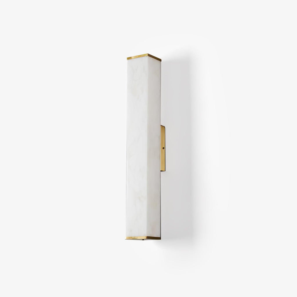 Cuboid Alabaster Wall Light, Hardwired Wall Sconce, detail 2