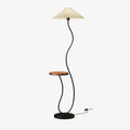 Curvatura Floor Light, Floor Lamp, Fabric, ∅ 18.9″ x H 63.4″