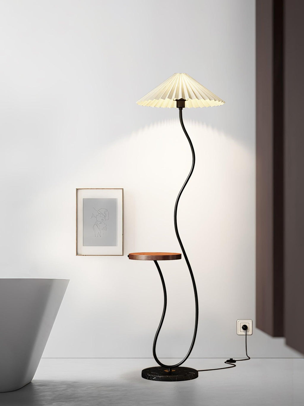 Curvatura Floor Light, Floor Lamp, detail 7