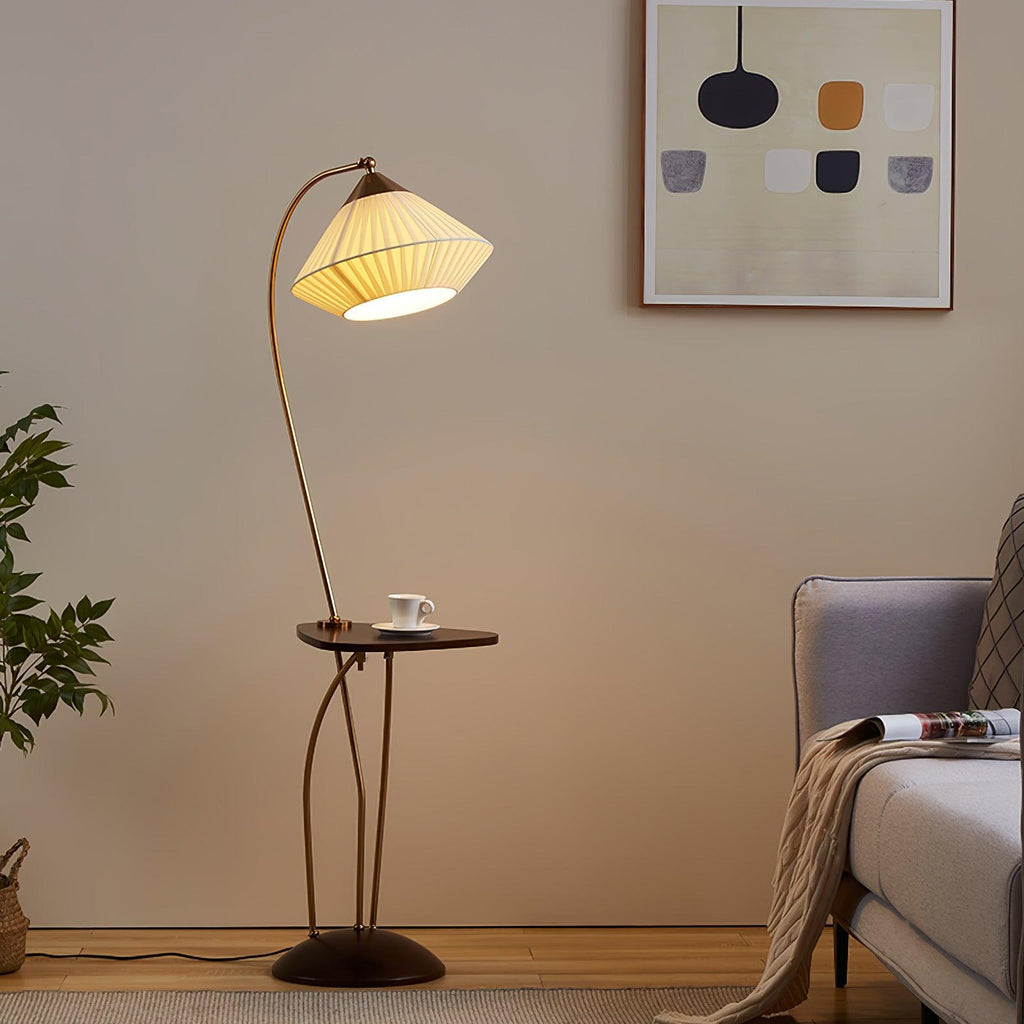 Curve With Table Floor Light, Floor Lamp, detail 2