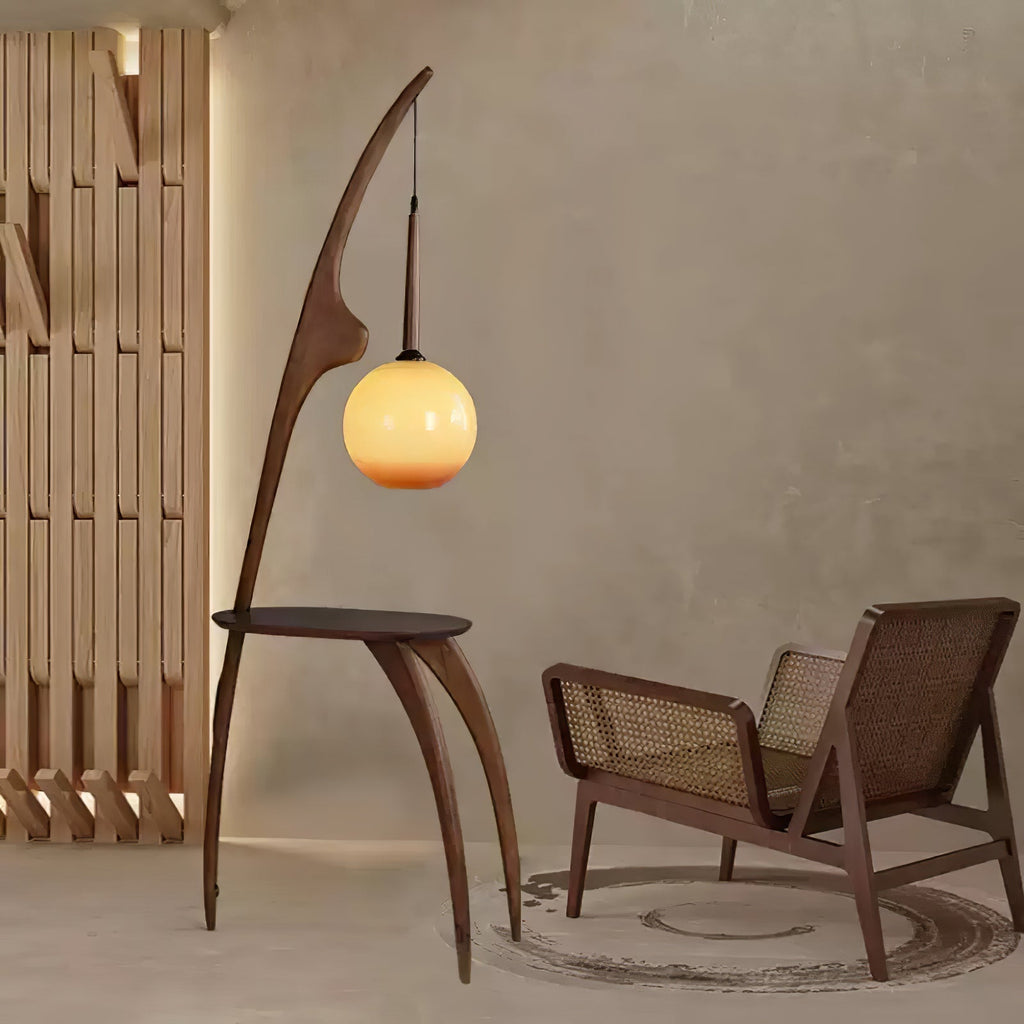 Curved Mantis Arm Floor Light, Floor Lamp, detail 5