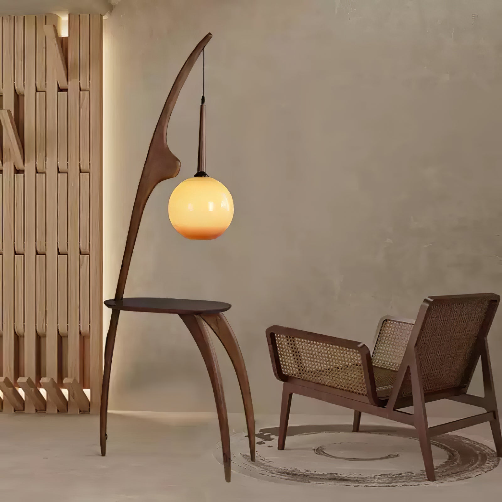 Curved Mantis Arm Floor Light, Floor Lamp, detail 5