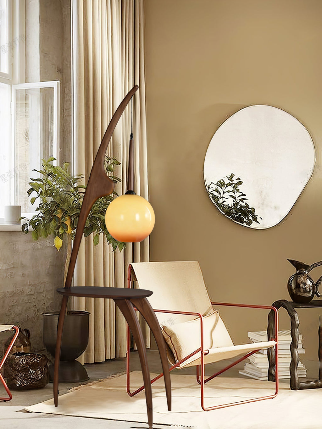 Curved Mantis Arm Floor Light, Floor Lamp, detail 19