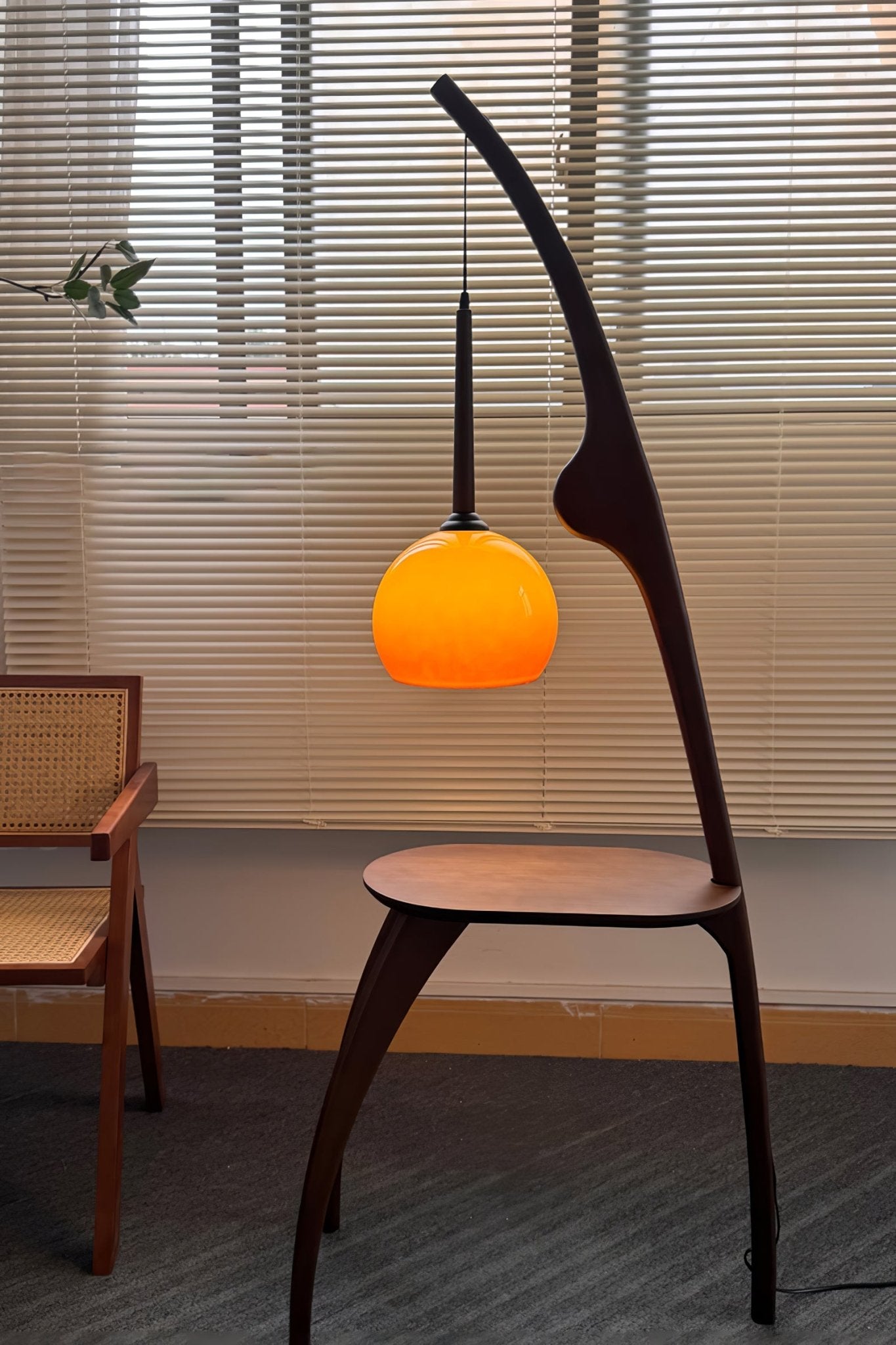 Curved Mantis Arm Floor Light, Floor Lamp, detail 7