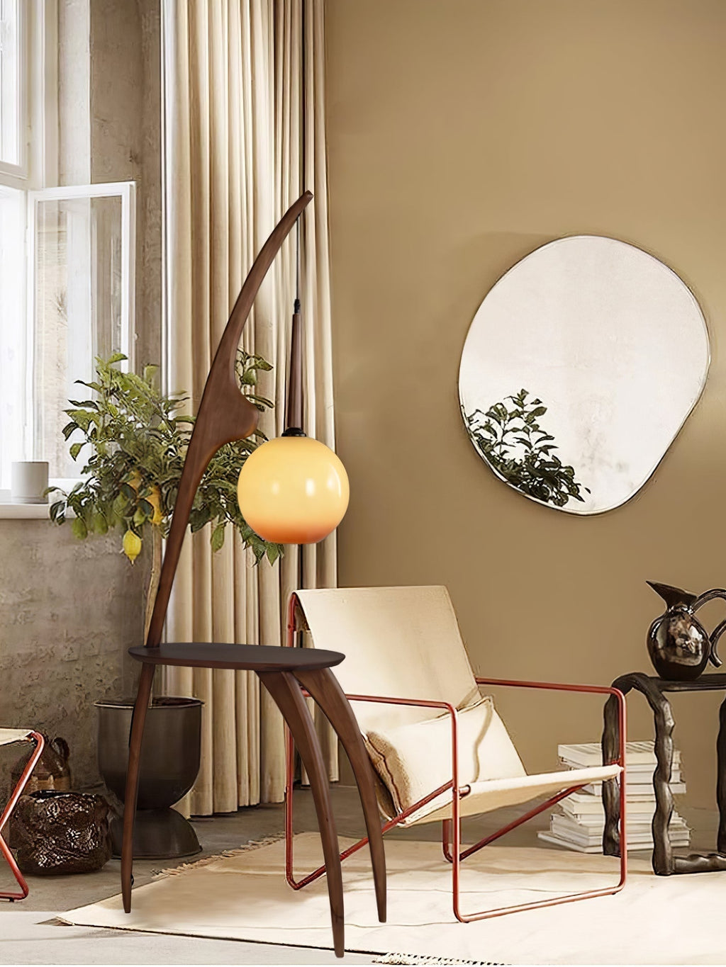 Curved Mantis Arm Floor Light, Floor Lamp, detail 22